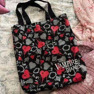 Hot Topic Black and Red Vampire Diaries Tote